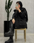 خرید مانتو بارونی دخترانه