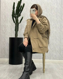 انواع مانتو بارونی دخترانه ترند