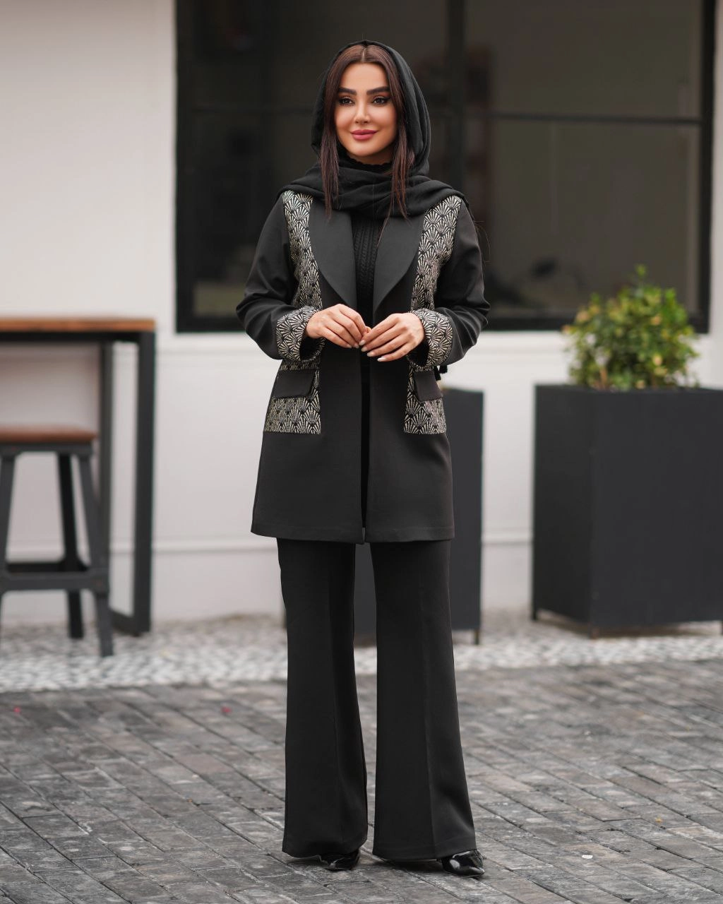کت شلوار زنانه جنس مازراتی