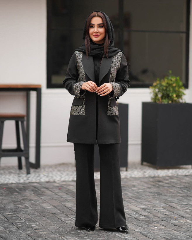 کت شلوار زنانه جنس مازراتی