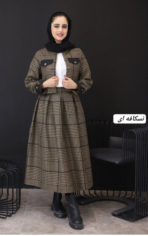 کت دامن چارخون زنانه