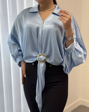 خرید شومیز ساتن زنانه شیک