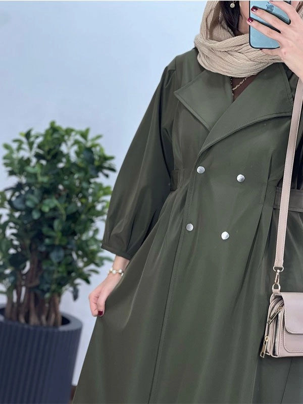 مانتو بلند زنانه مدل سمن جنس تی سی