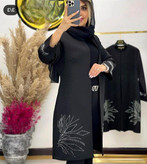 خرید انلاین مانتو کتی مجلسی زنانه