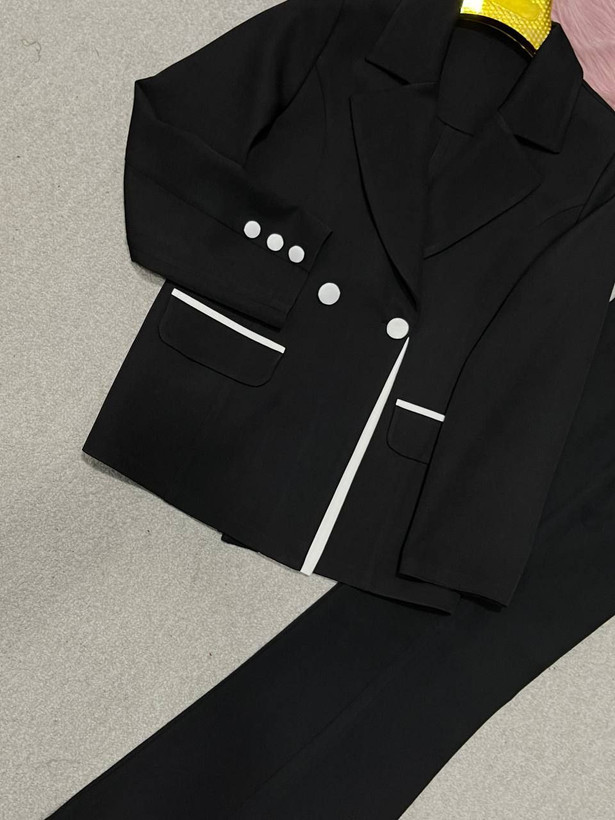 کت شلوار دخترانه شیک اسپرت مشکی