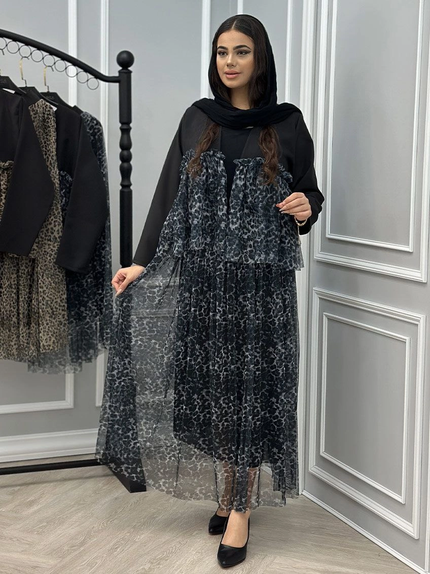 خرید کت دامن پلنگی زنانه