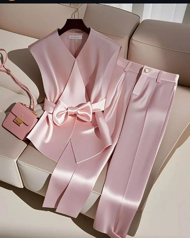 خرید شومیز شلوار ست ساتن زنانه