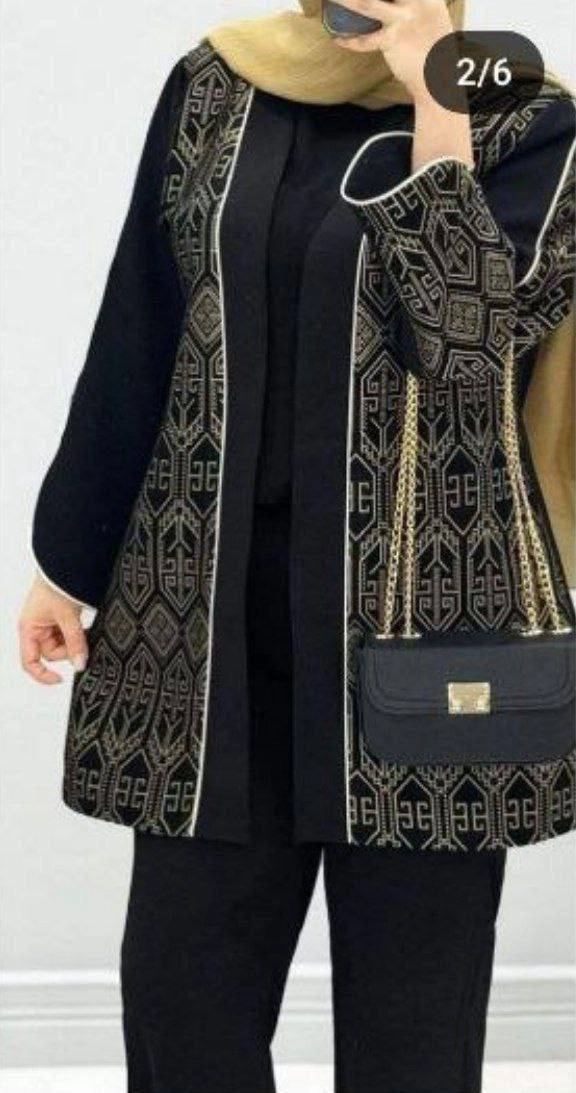 مانتو کتی زنانه ویژه عید مدل لانیا جنس کرپ باخرج کار سوزن دوزی