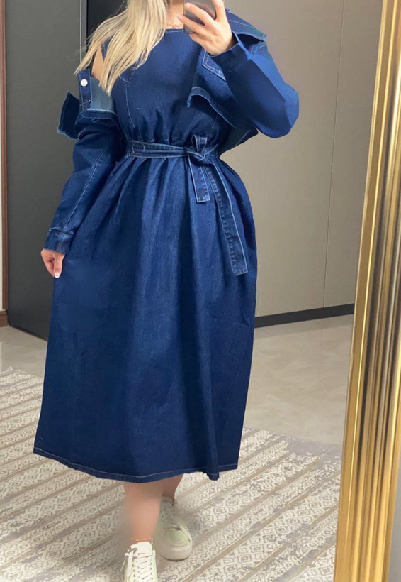 خرید کت سارافون جین دخترانه