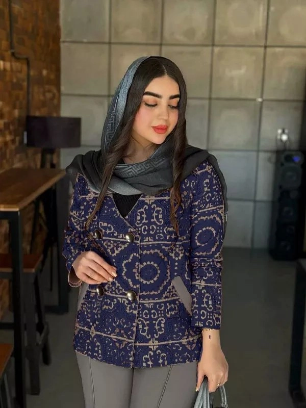 کت شلوار زنانه مدل اورنج ویژه عید جنس مازراتی باکیفیت