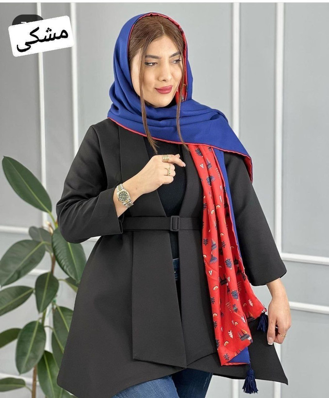 مانتو کتی زنانه مدل شایسته جنس مازراتی فری سایز 38تا 46