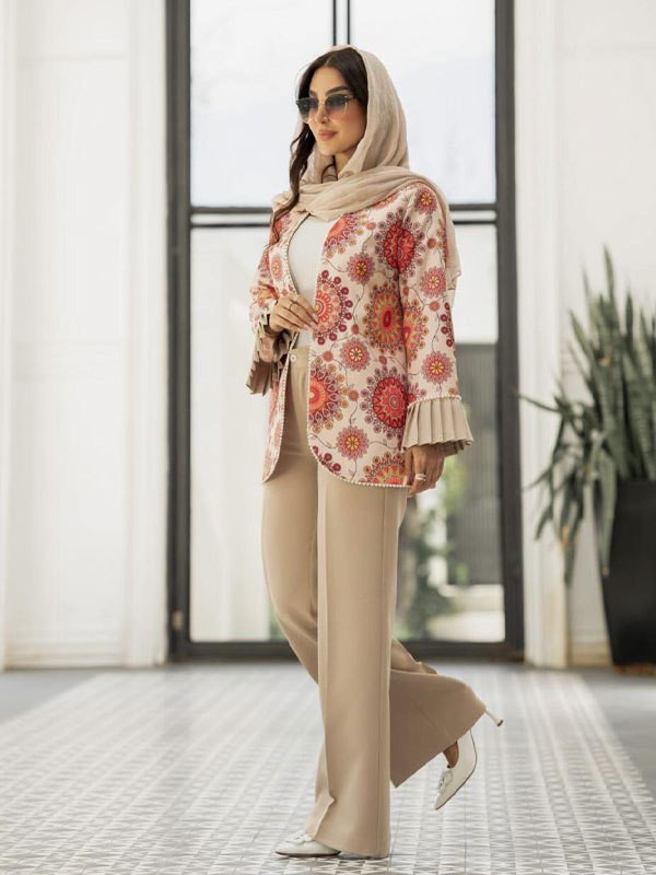 کتشلوار زنانه طرح دار