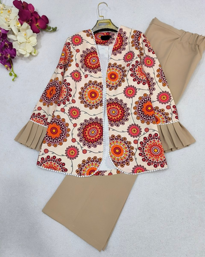 کت شلوار زنانه جنس مازراتی