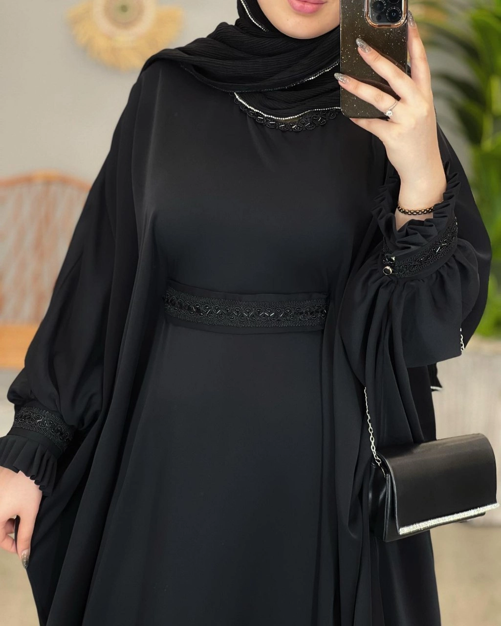 خرید عبا زنانه جنس الیزه درجه یک