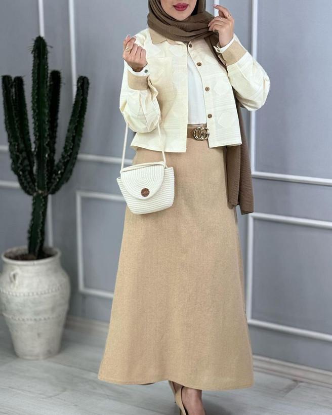 خرید کت دامن خنک زنانه