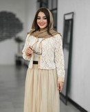 خرید کت دامن گیپور دخترانه