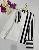 شومیز دو رنگ زنانه