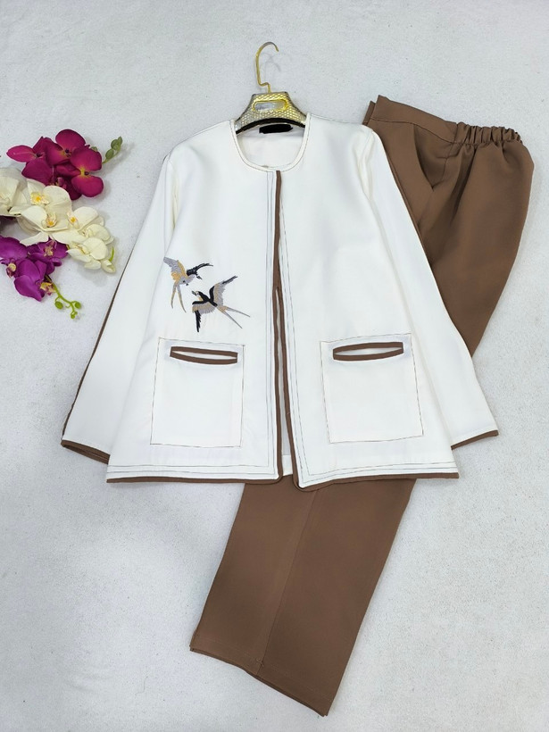 مانتو شلوار زنانه طرحدار