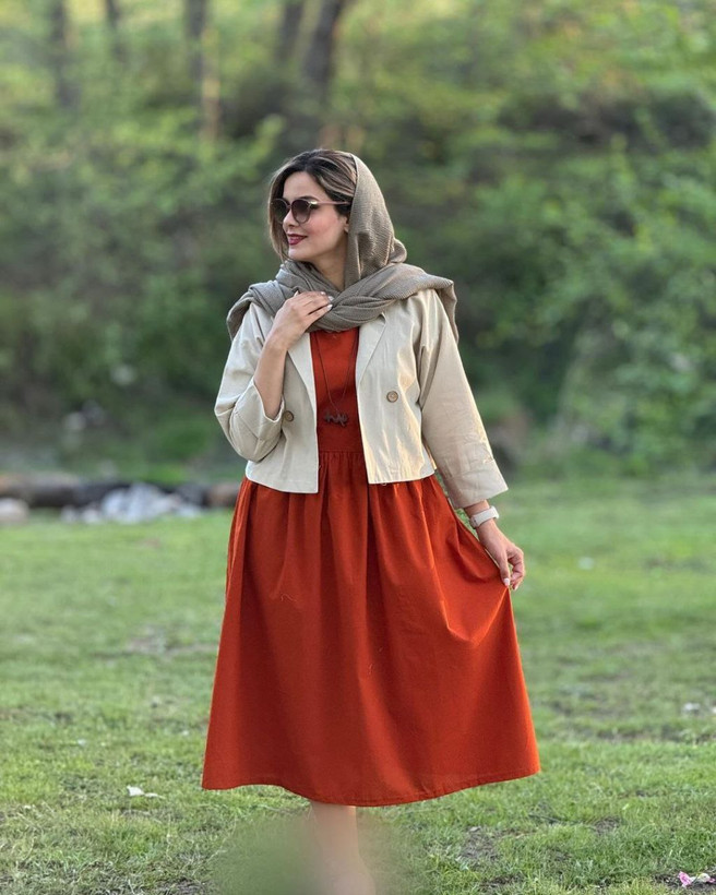 ست دو تیکه کت سارافون زنانه