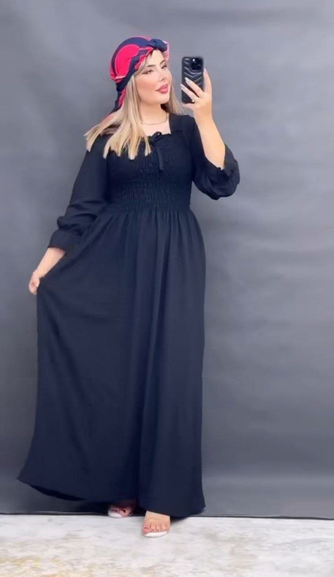 پیراهن بلند مشکی