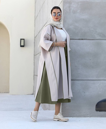 مانتو دامن زنانه رنگ مشکی