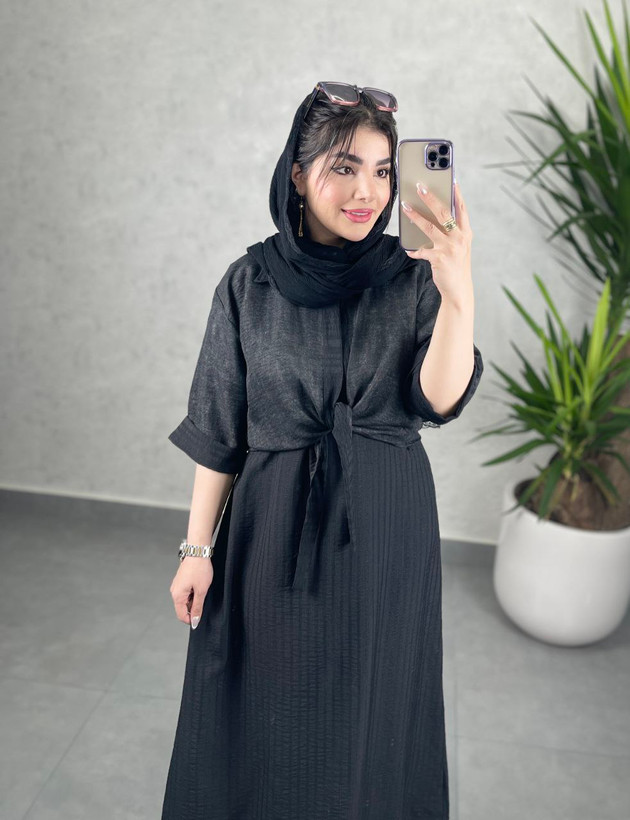 ست کت سارافون زنانه رنگ مشکی