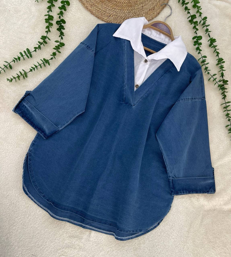 مانتو جین دخترانه