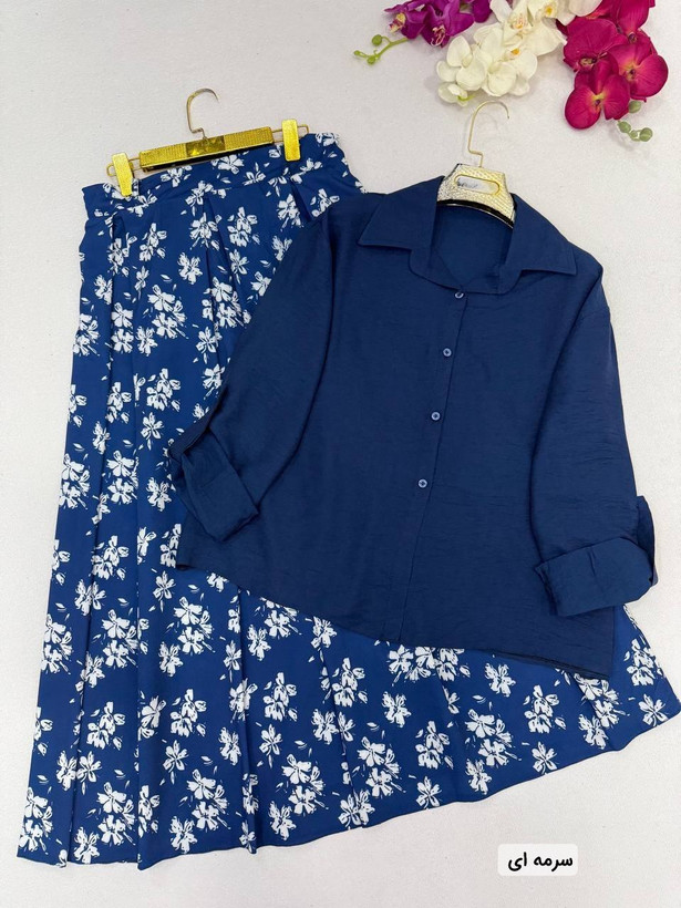 دامن گلدار زنانه