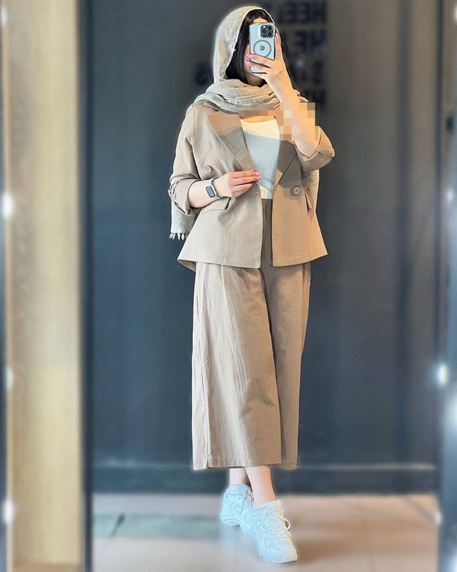 ست مانتو شلوار خنک و راحت