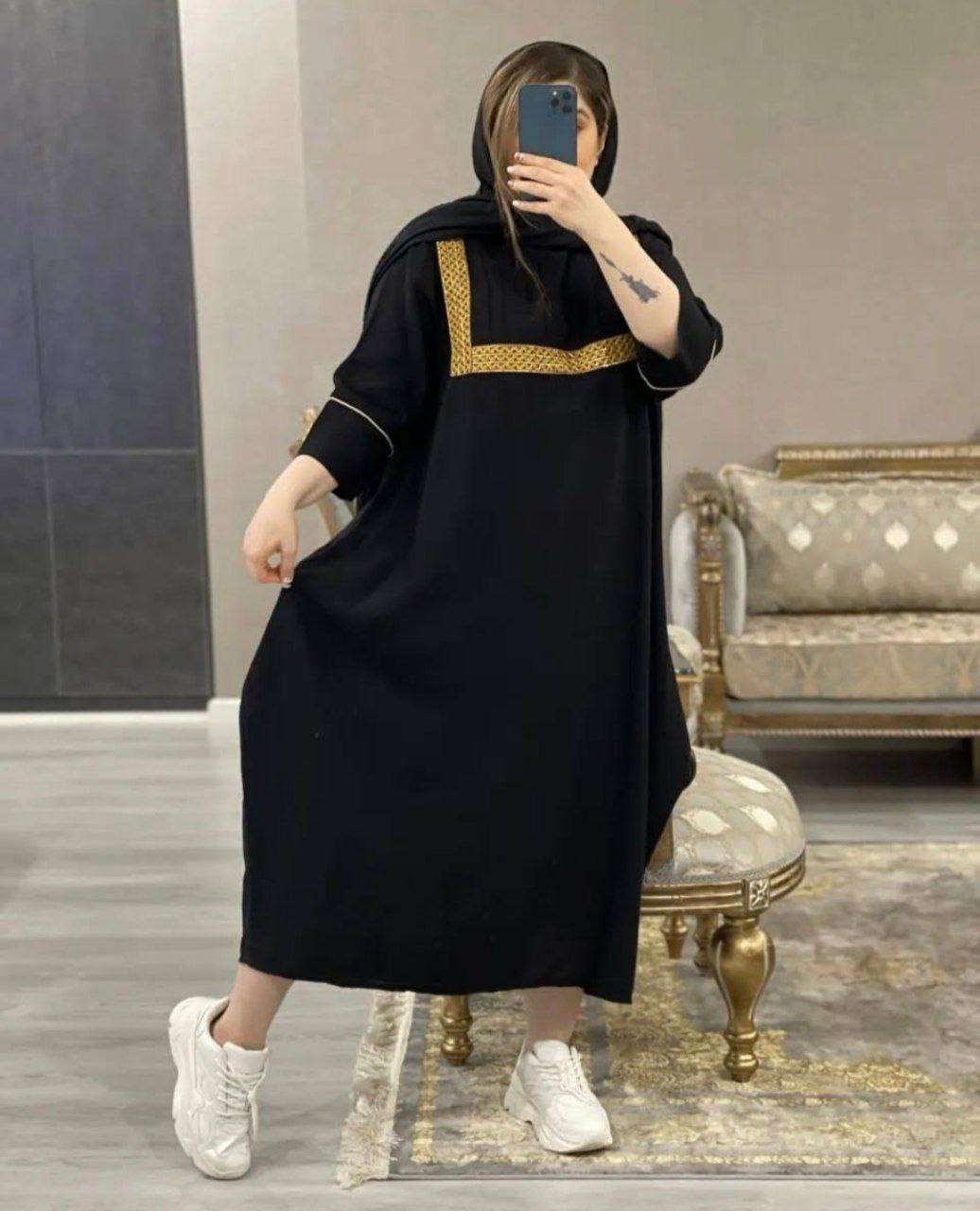 کفتان بلند زنانه مشکی