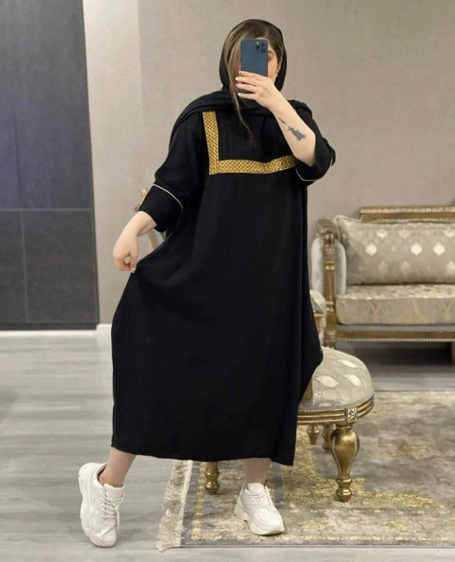 کفتان بلند زنانه مشکی