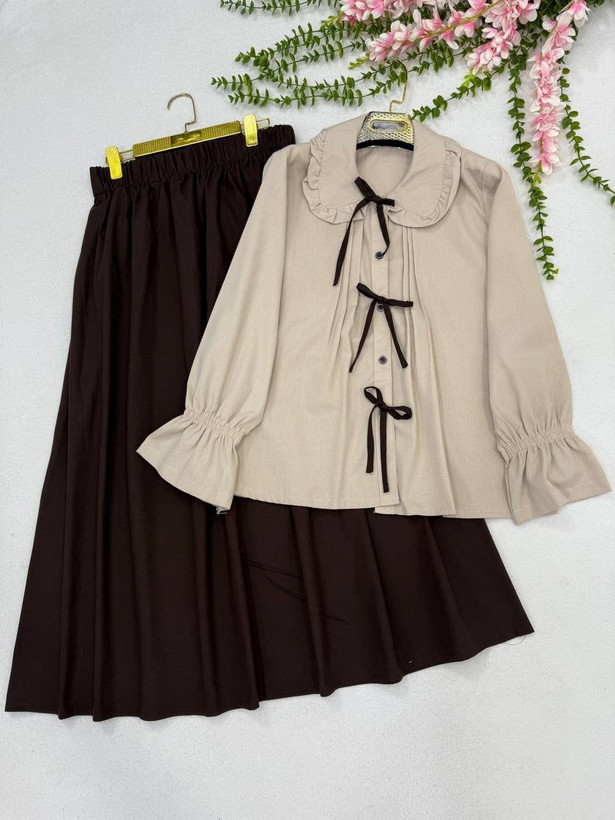 ست شومیز دامن زنانه تابستونی