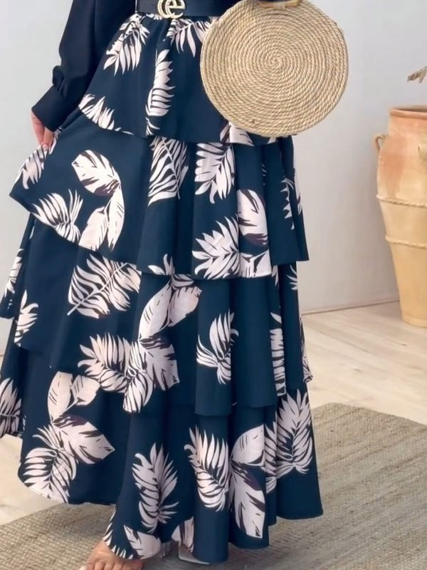 دامن طبقه ای زنانه