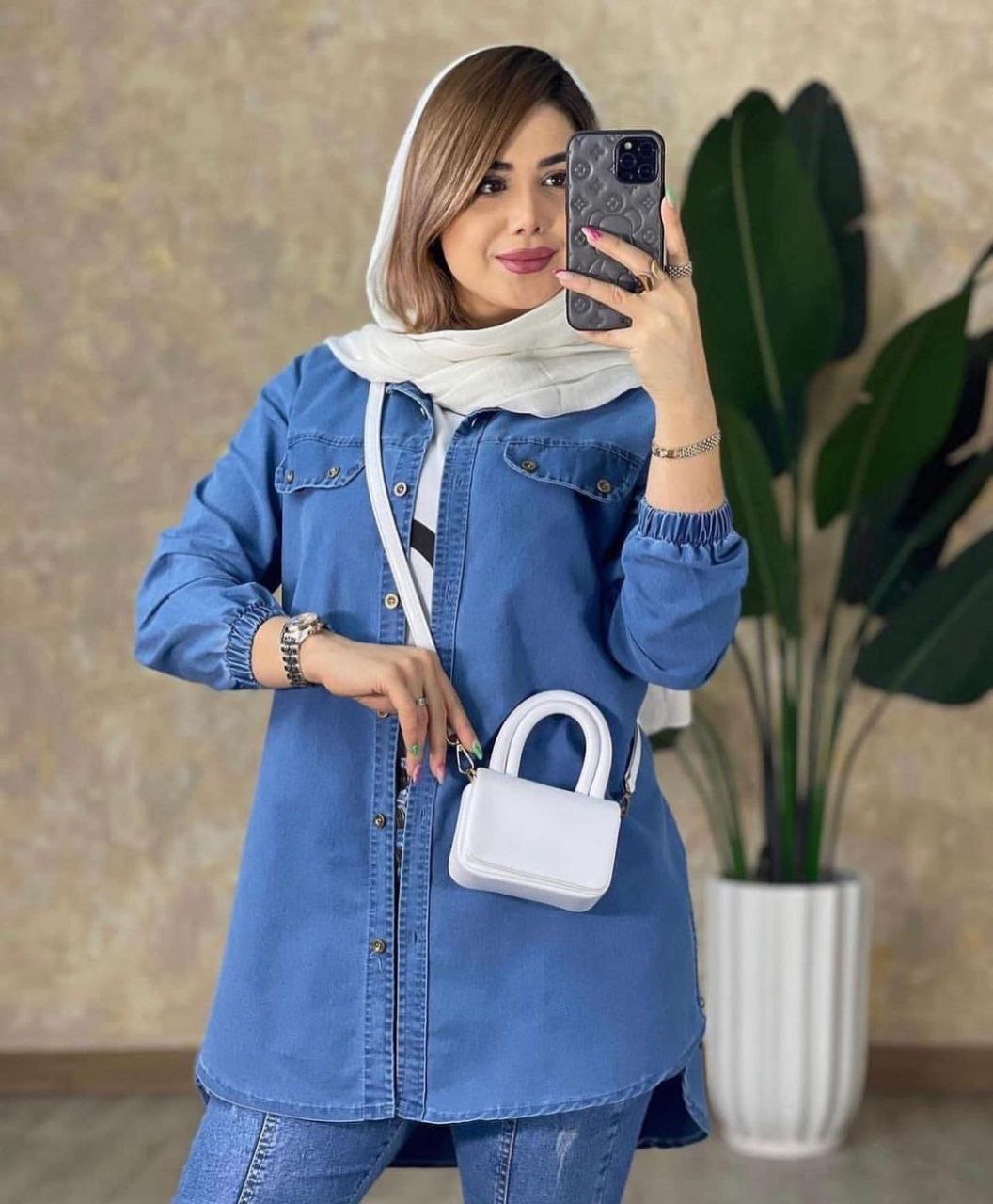 مانتو جین کاغذی