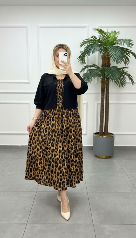 لباس دو تیکه گلدار