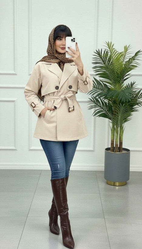 مانتو ضخیم پاییزی