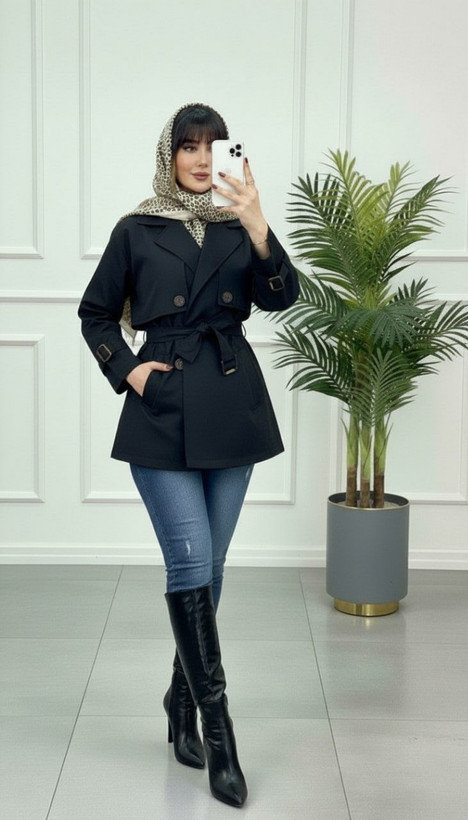 مانتو کوتاه ضخیم زنانه