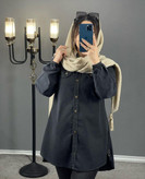 مانتو بغل زیپ زنانه