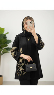 مانتو کتی زنانه جنس مخمل