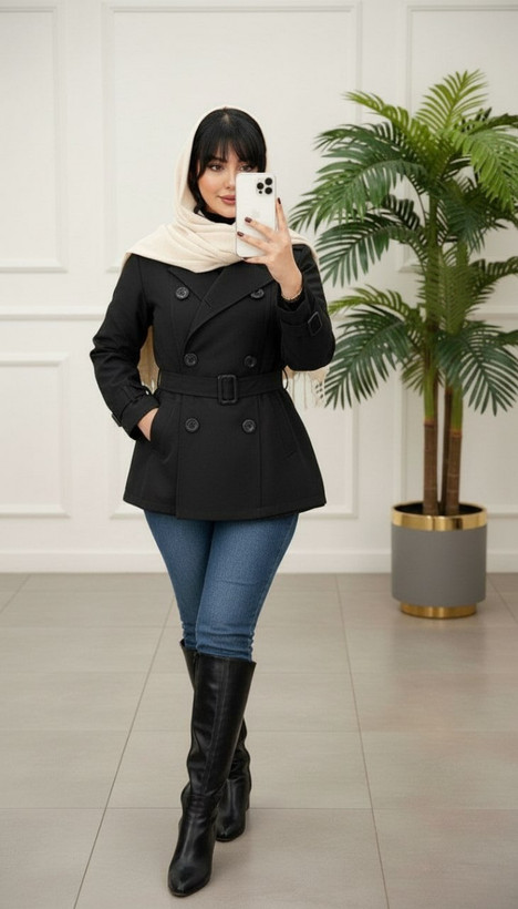 مانتو بارونی سایز بزرگ