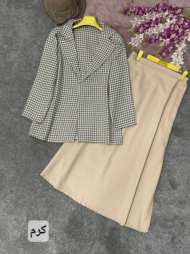 کت دامن دخترانه پشمی