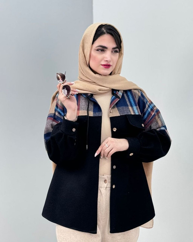 پالتو فوتر پشمی زنانه