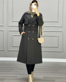 مانتو بارونی آستر دار