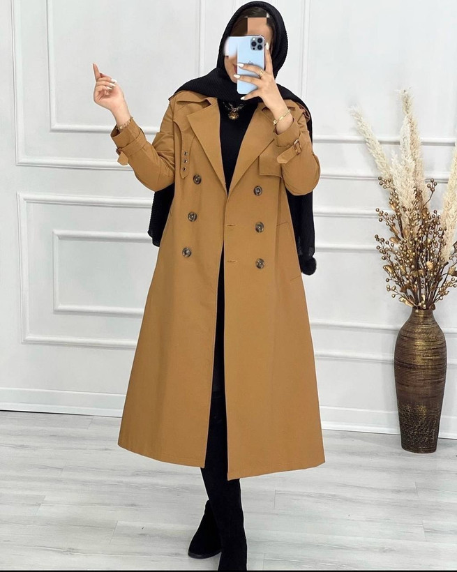 مانتو بارونی آستر دار