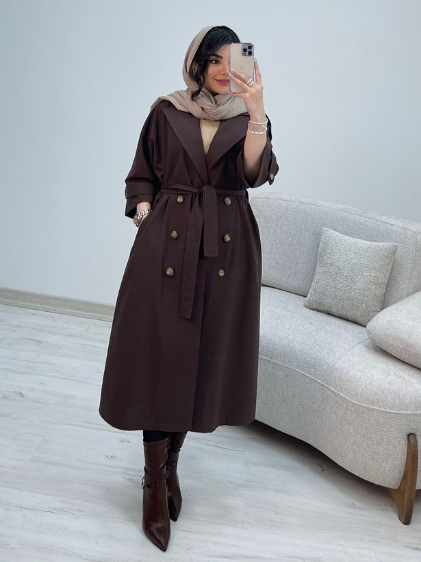 مانتو پاییزه شیک راحت