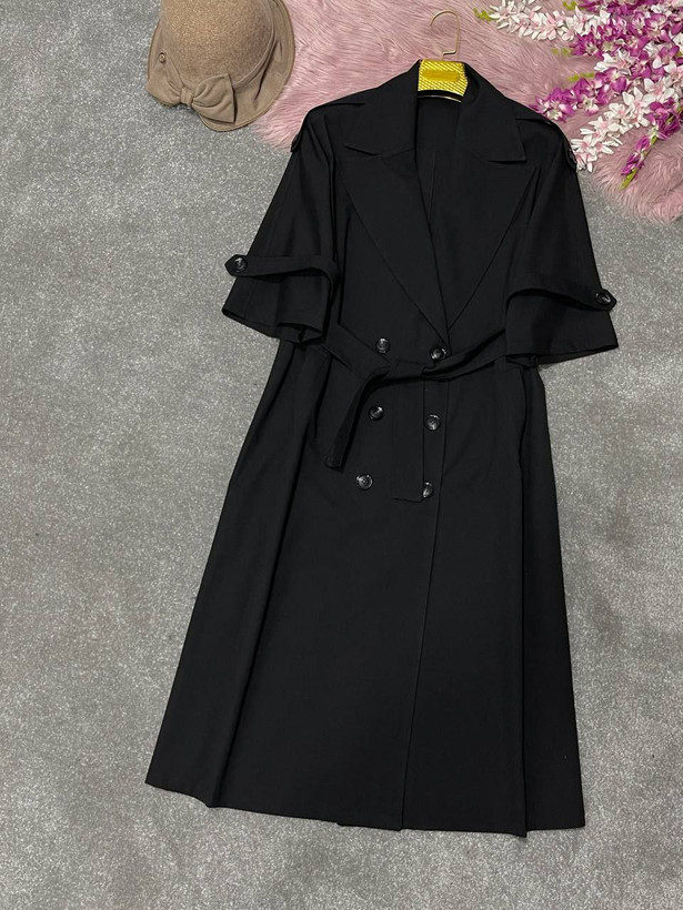 مانتو پاییزه زنانه مشکی