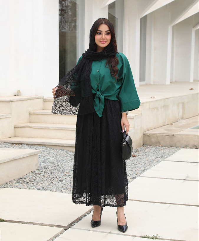 لباس یلدایی شیک زنانه