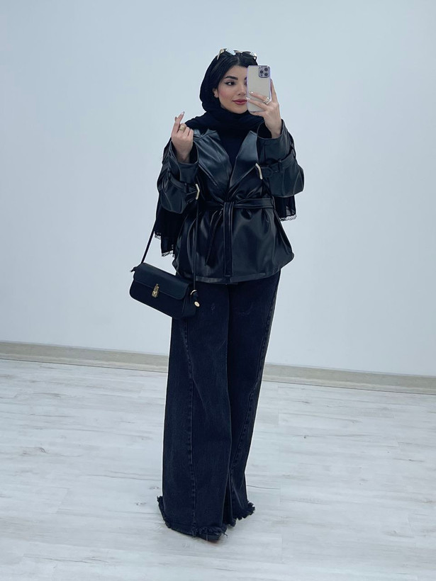 کت چرم زنانه