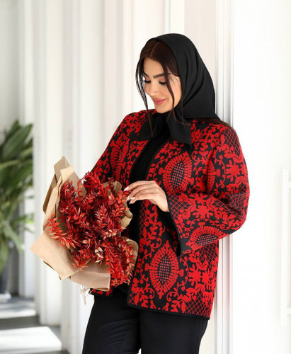 کت تک زنانه مدل جاودان جنس تافته سایزبندبی فری سایز 38 تا 44