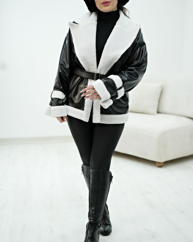 پالتو چرم خزدار زنانه